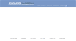 Desktop Screenshot of cristaleriasvalencianas.com