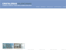 Tablet Screenshot of cristaleriasvalencianas.com
